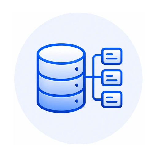Database planning icon